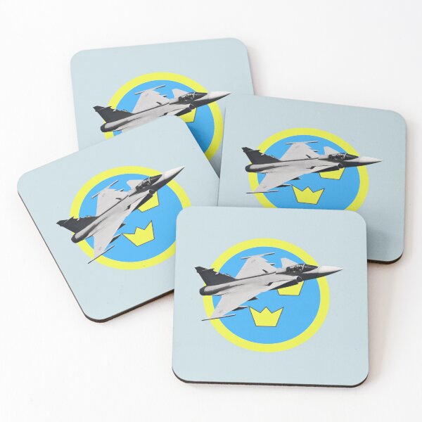 Item preview, Saab JAS 39 Gripen Plane Swedish Airforce Roundel    designed and sold by saabotage.