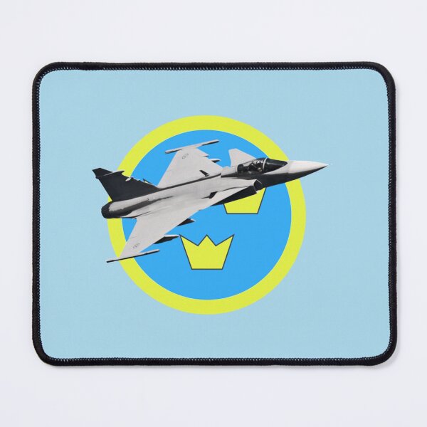 Item preview, Saab JAS 39 Gripen Plane Swedish Airforce Roundel designed and sold by saabotage.