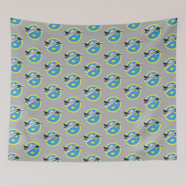 Item preview, Saab JAS 39 Gripen Plane Swedish Airforce Roundel    designed and sold by saabotage.