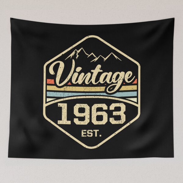 Item preview, 58th Birthday T-ShirtVintage 1963 Est. 58th Birthday Gift designed and sold by HillCosim.
