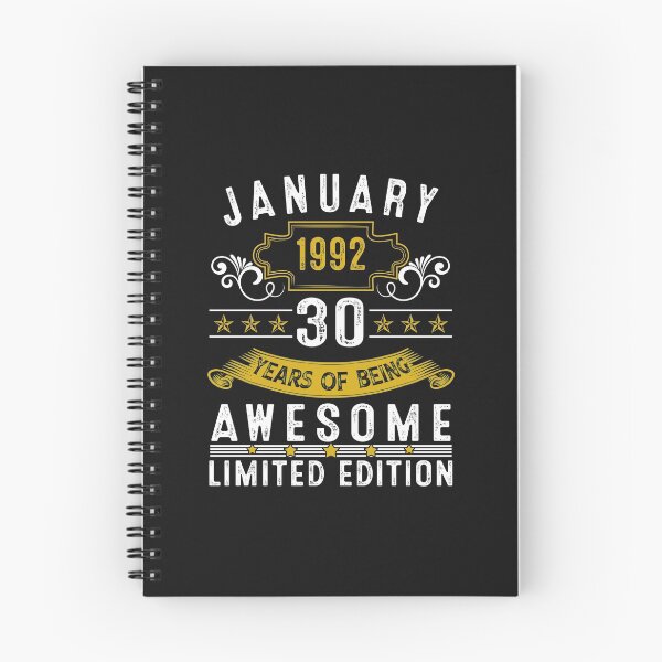 Item preview, 30 Year Old Awesome Since January 1992 Gifts 30th Birthday designed and sold by Nena12312.