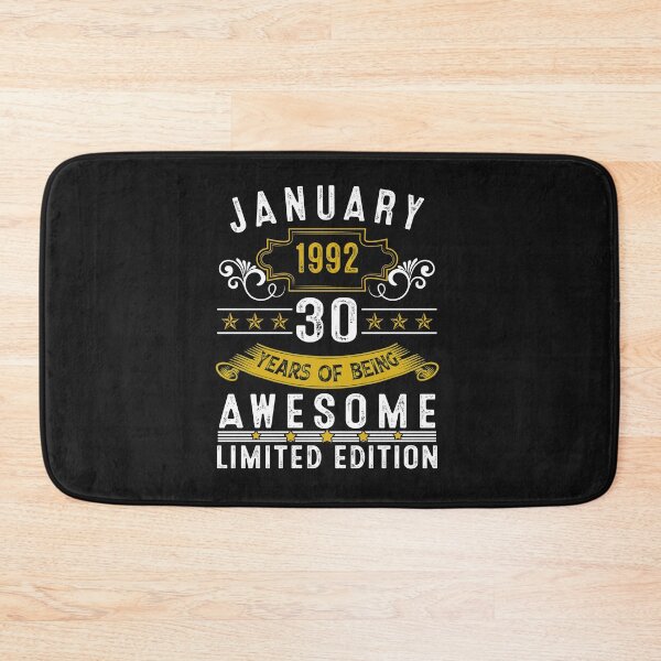 Item preview, 30 Year Old Awesome Since January 1992 Gifts 30th Birthday designed and sold by Nena12312.
