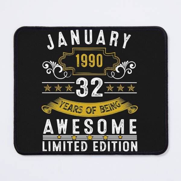 Item preview, 32 Year Old Awesome Since January 1990 Gifts 32nd Birthday designed and sold by Nena12312.
