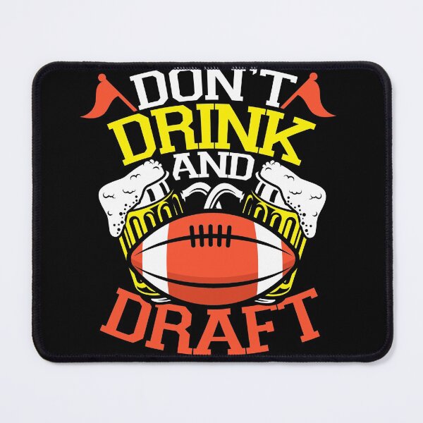 Item preview, Funny Fantasy Football Don't Drink and Draft designed and sold by Crush Retro®.