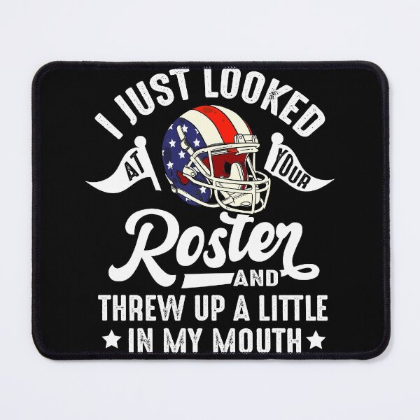 Item preview, Funny Fantasy Football Threw Up A Little  designed and sold by Crush Retro®.