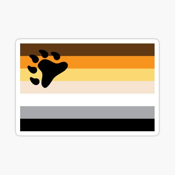 Gay Bear Pride Flag Sticker