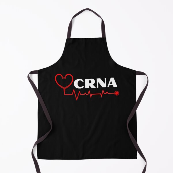 Item preview, CRNA Certified Registered Nurse Anesthetist with stethoscope heartbeat (white text)- RN Registered Nurse - Advanced Practice Registered Nurses (APRNS) - Registered Nurse - Nurse Anesthetist designed and sold by CaitU.
