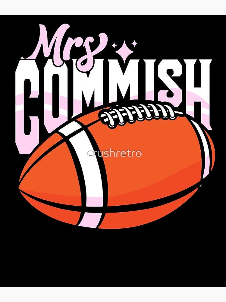 Commissioner Funny Fantasy Football Commish Poster