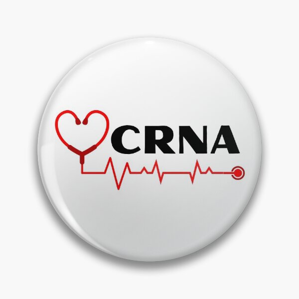 Item preview, Copy of CRNA Certified Registered Nurse Anesthetist with stethoscope heartbeat (white text)- RN Registered Nurse  - Advanced Practice Registered Nurses (APRNS) - Registered Nurse - Nurse Anesthetist designed and sold by CaitU.