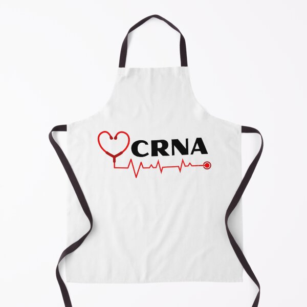 Item preview, Copy of CRNA Certified Registered Nurse Anesthetist with stethoscope heartbeat (white text)- RN Registered Nurse - Advanced Practice Registered Nurses (APRNS) - Registered Nurse - Nurse Anesthetist designed and sold by CaitU.