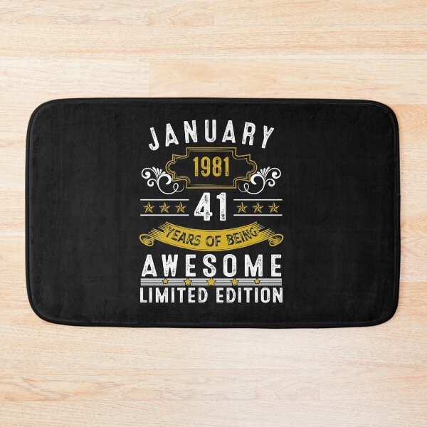 Item preview, 41 Year Old Awesome Since January 1981 Gifts 41st Birthday designed and sold by Nena12312.