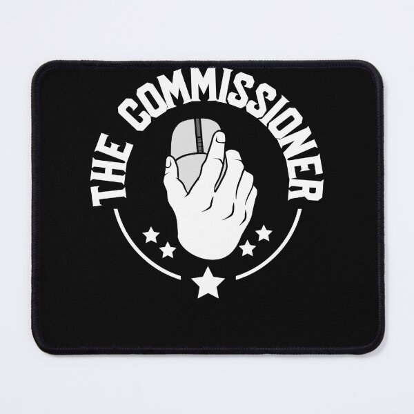 Item preview, Funny Fantasy Football Commish Commissioner Mouse designed and sold by Crush Retro®.