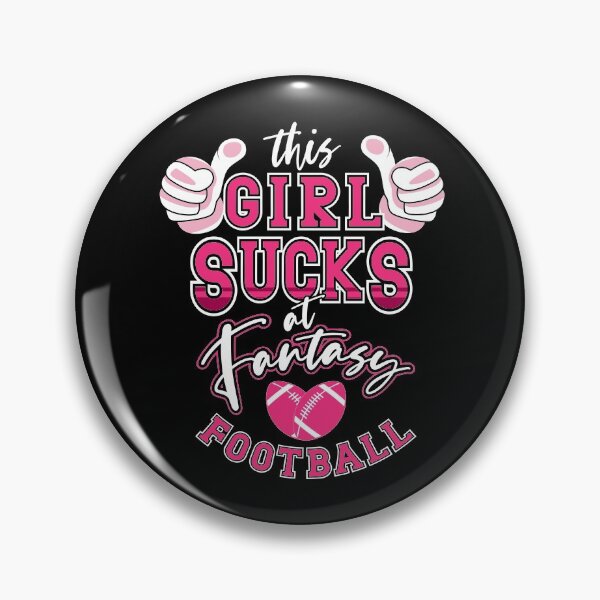 Item preview, Funny This Girl Sucks at Fantasy Football  designed and sold by Crush Retro®.