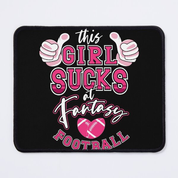 Item preview, Funny This Girl Sucks at Fantasy Football  designed and sold by Crush Retro®.