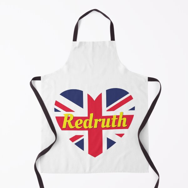 Item preview, Redruth Cornwall England UK British Union Flag Heart (White) designed and sold by DPattonPD.