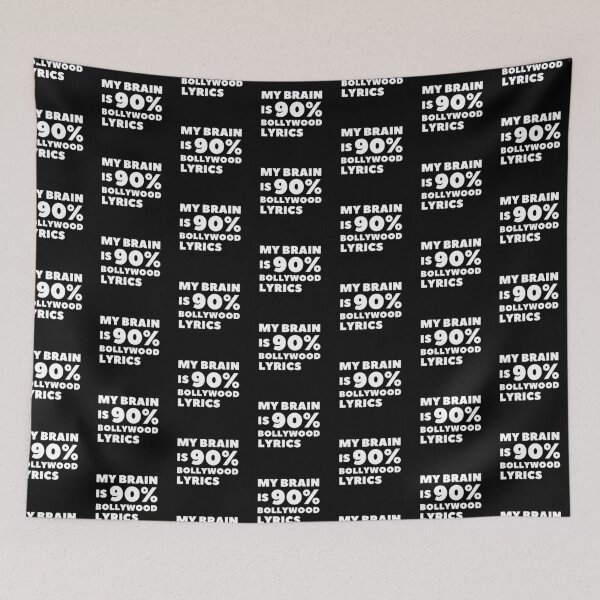 Item preview, My brain is 90% Bollywood lyrics designed and sold by livegood.