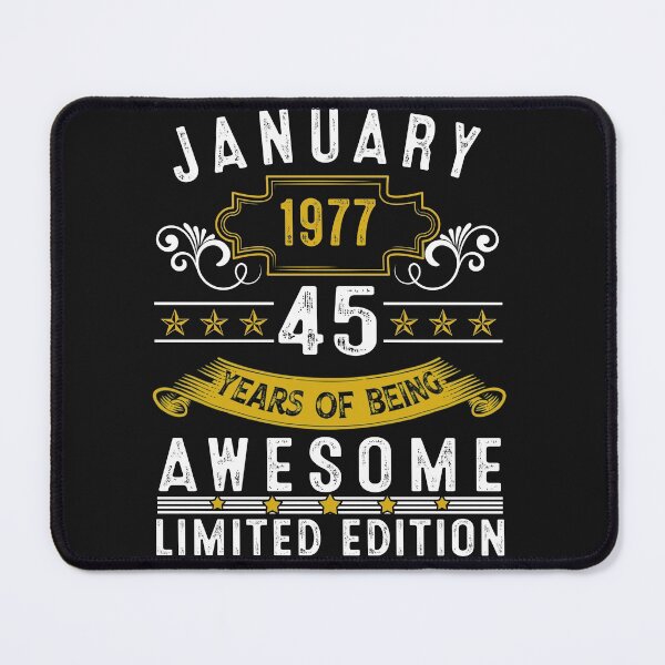Item preview, 45 Year Old Awesome Since January 1977 Gifts 45th Birthday designed and sold by Nena12312.