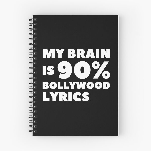 Item preview, My brain is 90% Bollywood lyrics designed and sold by livegood.