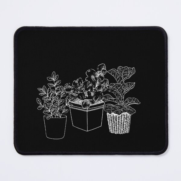 Item preview, Minimalist Potted Plants Black designed and sold by stareve.