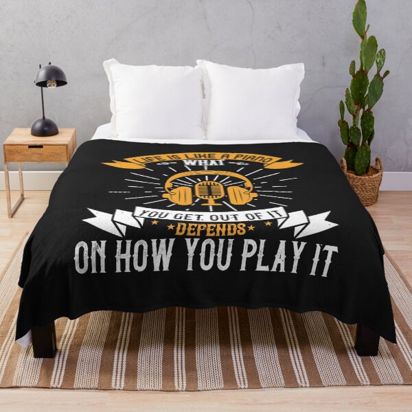 Item preview, Life is like a piano. What you get out of it depends on how you play it-01 designed and sold by minadebbieark.