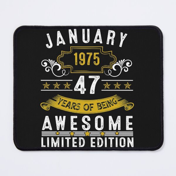 Item preview, 47 Year Old Awesome Since January 1975 Gifts 47th Birthday designed and sold by Nena12312.