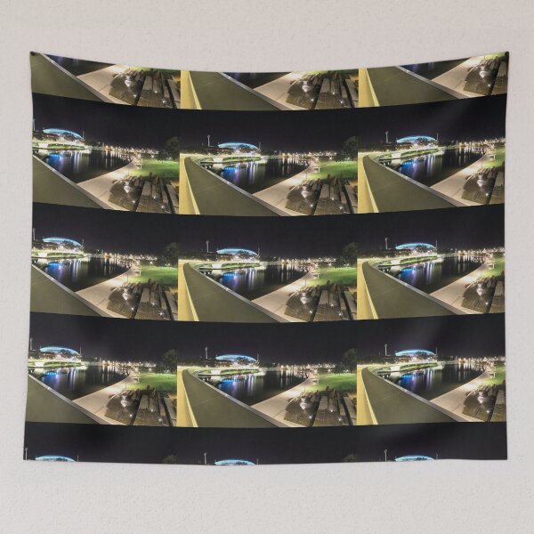 Item preview, River Torrens, Riverbank Footbridge & Adelaide Oval designed and sold by Brett Conlon.