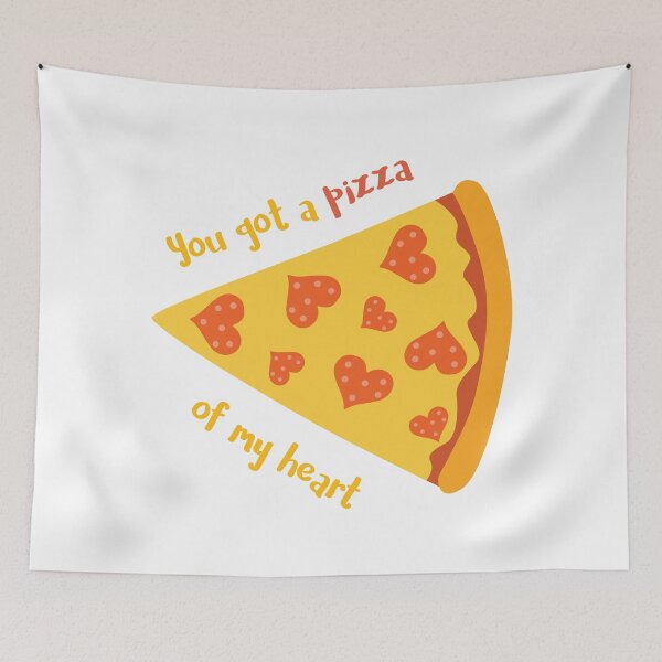Item preview, You Got a Pizza of My Heart designed and sold by mschubbybunny.