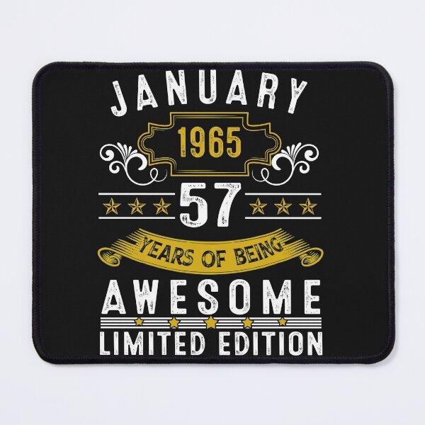 Item preview, 57 Year Old Awesome Since January 1965 Gifts 57th Birthday designed and sold by Nena12312.