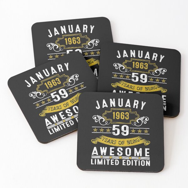 Item preview, 59 Year Old Awesome Since January 1963 Gifts 59th Birthday designed and sold by Nena12312.
