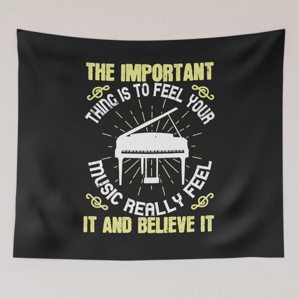 Item preview, The important thing is to feel your music, really feel it and believe it-01 designed and sold by minadebbieark.
