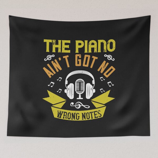 Item preview, The piano ain’t got no wrong notes-01 designed and sold by minadebbieark.