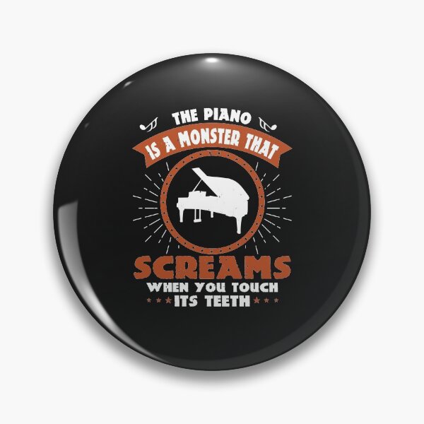 Item preview, The piano is a monster that screams when you touch its teeth-01 designed and sold by minadebbieark.