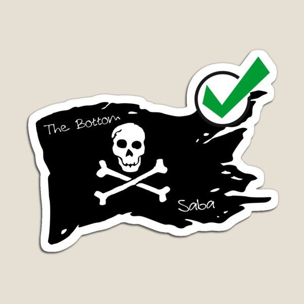 Item preview, Pirate Flag The Bottom - Saba designed and sold by WhereIsTravis.