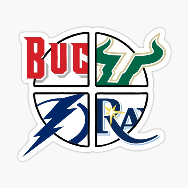 Tampa Bay Sports Teams TriQuad Sticker for Sale by CaroleUpchurch