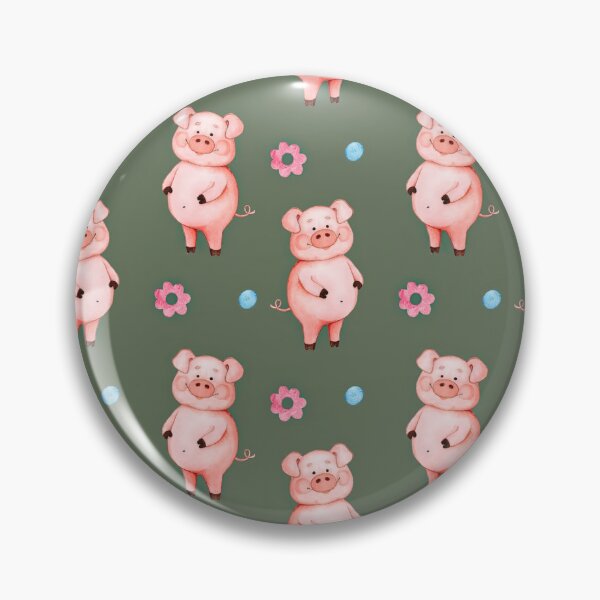 Item preview, Pigs Flower Pattern  designed and sold by Wilkinson39.