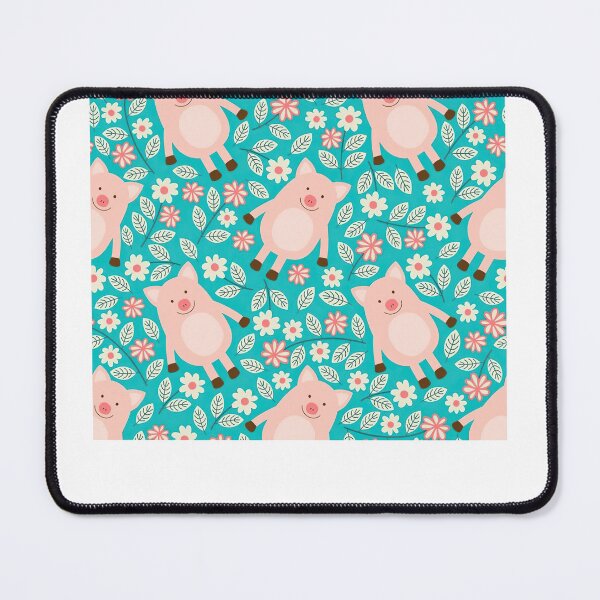 Item preview, Pigs Lying Floral Pattern designed and sold by Wilkinson39.