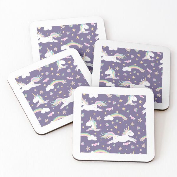Item preview, Vector seamless pattern with mugical unicorns. Design for wallpaper, phone case, poster, t-shirt, mug, child books etc. designed and sold by Wilkinson39.