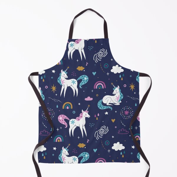 Item preview, Vector seamless pattern with unicorns, rainbow, cloud, stars and sparkles designed and sold by Wilkinson39.