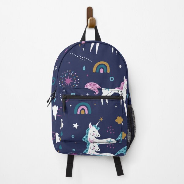 Item preview, Vector seamless pattern with unicorns, rainbow, cloud, stars and sparkles designed and sold by Wilkinson39.