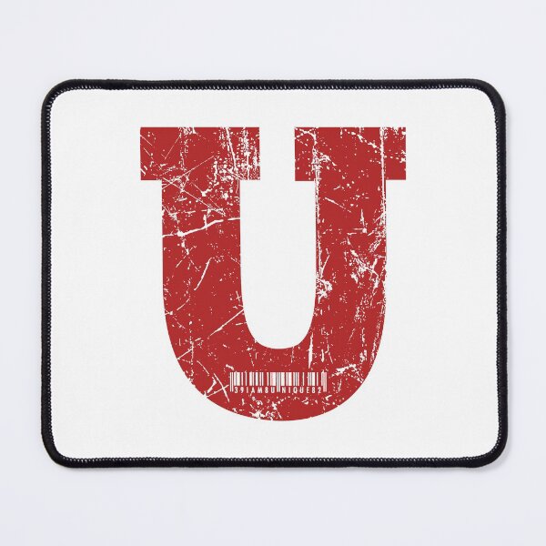 Item preview, Red Grunge Monogram Letter "U" I Am Unique designed and sold by SunnyStreet.
