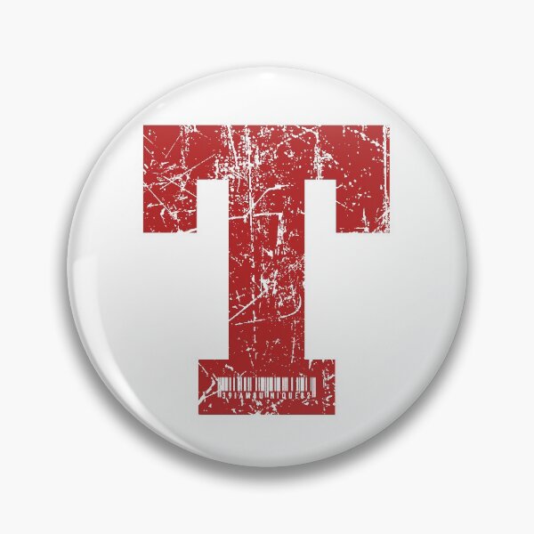 Item preview, Red Grunge Monogram Letter "T" I Am Unique designed and sold by SunnyStreet.