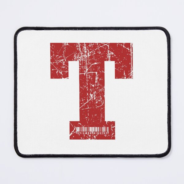 Item preview, Red Grunge Monogram Letter "T" I Am Unique designed and sold by SunnyStreet.