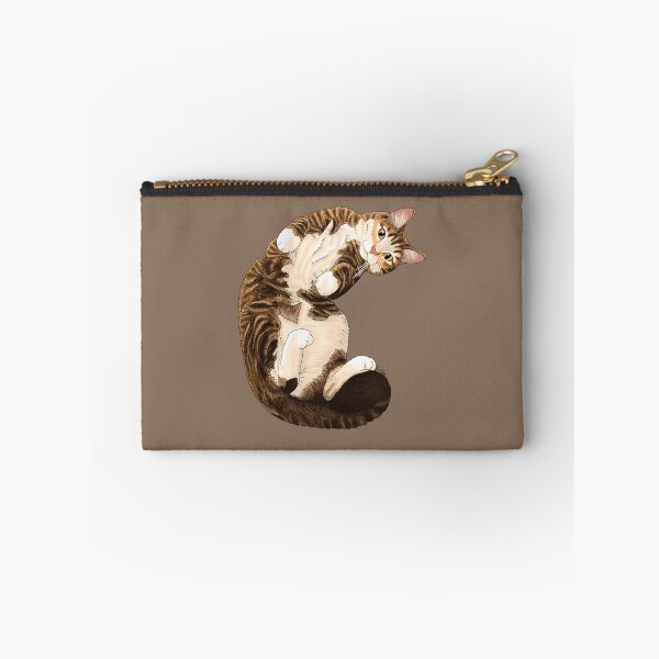 Item preview, Tabby Kitty being snuggly and silly - silly snuggly tabby cat - Coca Mocha designed and sold by EcoElsa.