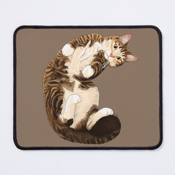 Item preview, Tabby Kitty being snuggly and silly - silly snuggly tabby cat - Coca Mocha designed and sold by EcoElsa.