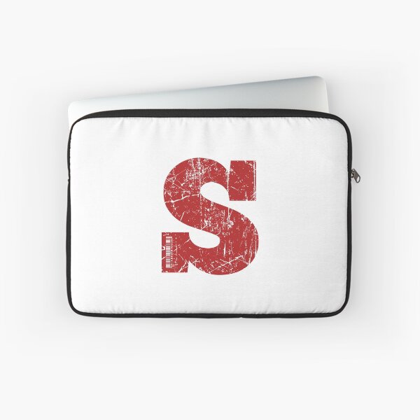 Item preview, Red Grunge Monogram Letter "S" I Am Unique designed and sold by SunnyStreet.