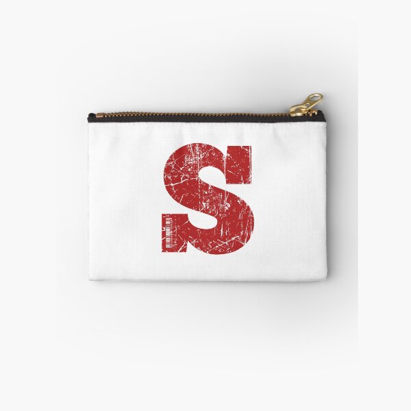 Item preview, Red Grunge Monogram Letter "S" I Am Unique designed and sold by SunnyStreet.