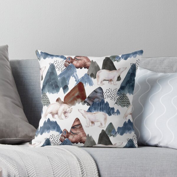 Item preview, Watercolor bear mountain art designed and sold by SweetPea49.