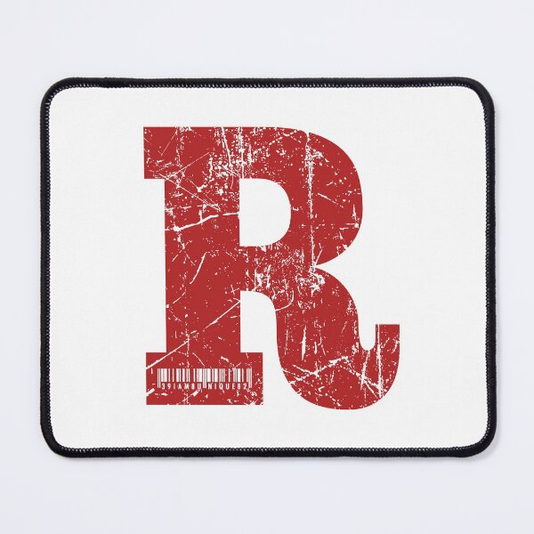 Item preview, Red Grunge Monogram Letter "R" I Am Unique designed and sold by SunnyStreet.