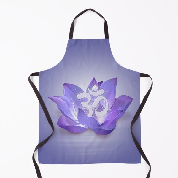 Item preview, Very Peri Lotus and OM symbol designed and sold by k9printart.