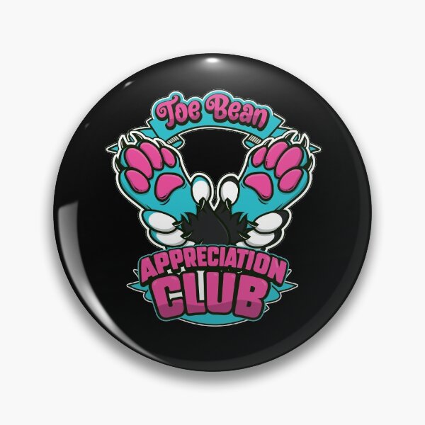 Item preview, Furry Fursona Fandom Toe Beans Toe Bean Appreciation Club designed and sold by Crush Retro®.